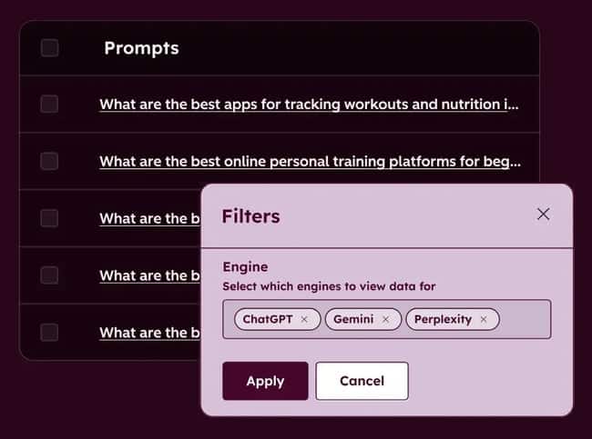 aeo competitor analysis tools, hubspot aeo in marketing hub